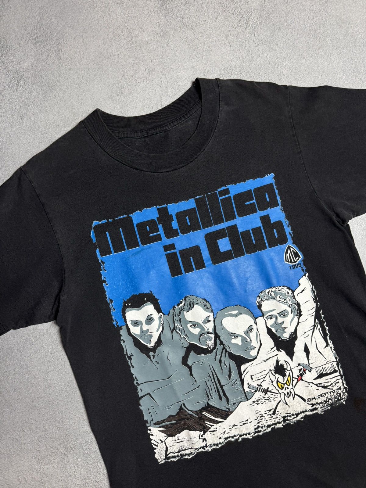 Metallica Metallica 1998 In Club Stubborn Member T-Shirt Harley Style Size US S / EU 44-46 / 1 - 3 Thumbnail