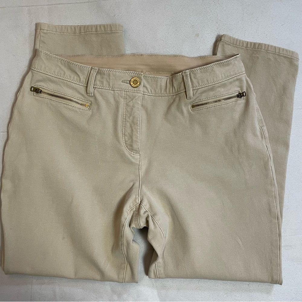 Chicos So Slimming by Chico's Beige Skinny Ankle Pants Size 1 US S Size 32" / US 10 / IT 46 - 1 Thumbnail