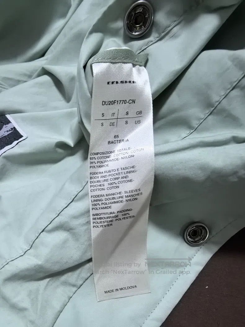 Rick Owens Rick Owens Mint Green jacket Size US S / EU 44-46 / 1 - 5 Thumbnail