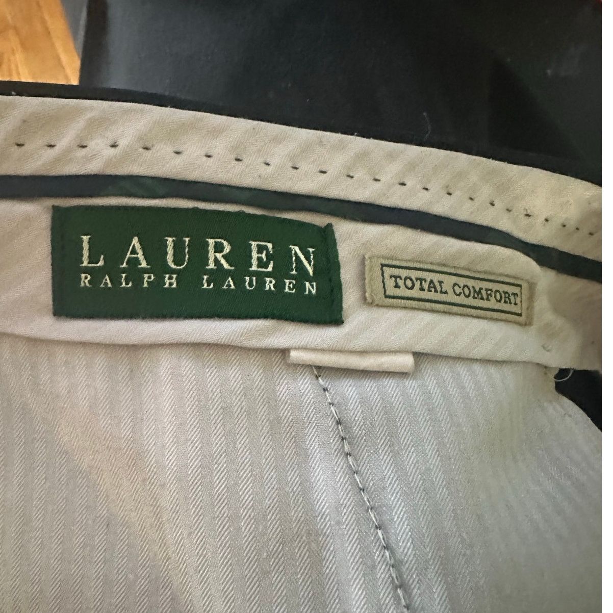 Lauren Ralph Lauren Lauren Ralph Lauren Black Wool Comfort Fit Pants – 36x32 Size US 36 / EU 52 - 7 Thumbnail