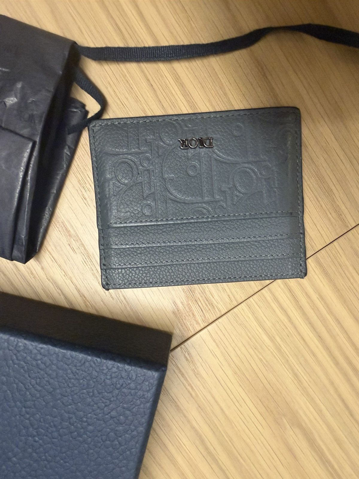 Dior Dior Card Holder Gradient Dior Gravity Leather Size ONE SIZE - 14 Thumbnail