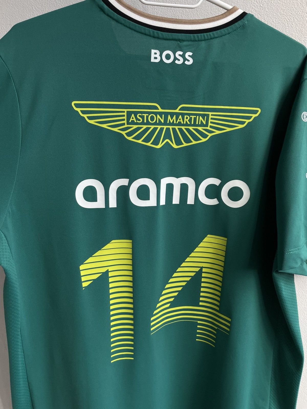 Formula 1 Aston Martin F1 Team Fernando Alonso #14 Aramco T-Shirt Tee Size US L / EU 52-54 / 3 - 7 Thumbnail