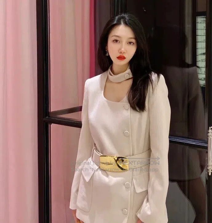 Gucci Gucci 23 apricot-coloured wool single-breasted long-sleeve Size XS / US 0-2 / IT 36-38 - 8 Thumbnail