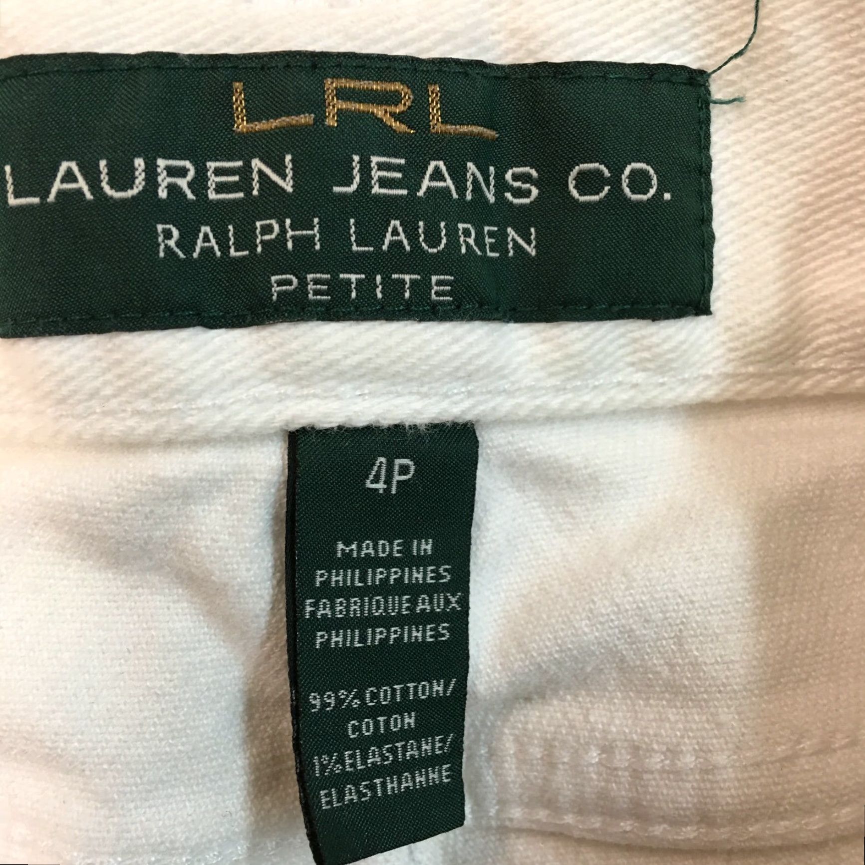 Ralph Lauren Ralph Lauren Womens Jeans Capri White Size 4 Petite 30" W 18" L Classic Capris Size 27" / US 4 / IT 40 - 4 Thumbnail