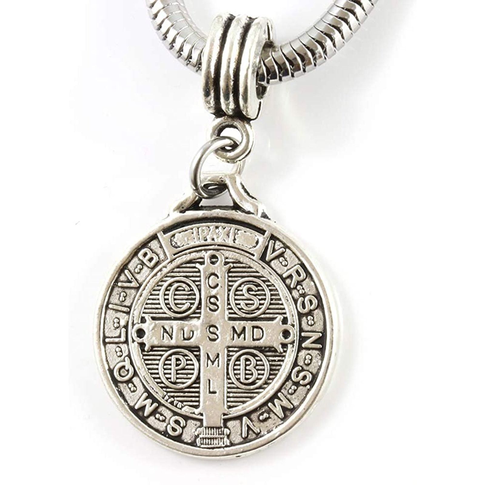 & Other Stories St Benedict Bracelet | Stainless Steel Snake Chain Bracelet Size ONE SIZE - 6 Thumbnail
