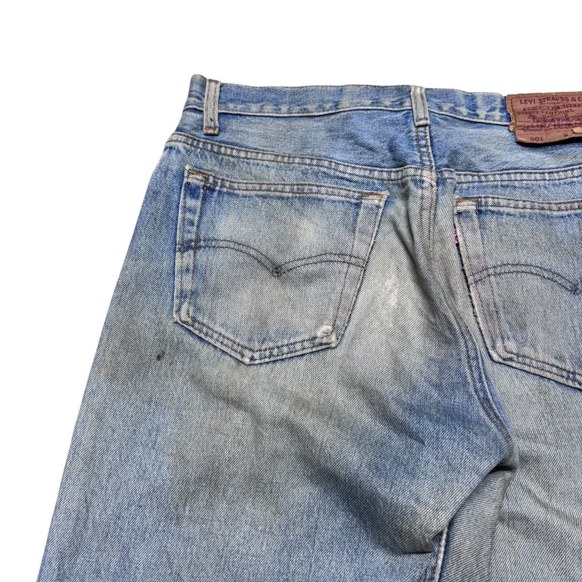 Levi's Vintage 90s Levis 501 Dirty Wash Rusty Jeans Size US 32 / EU 48 - 10 Thumbnail