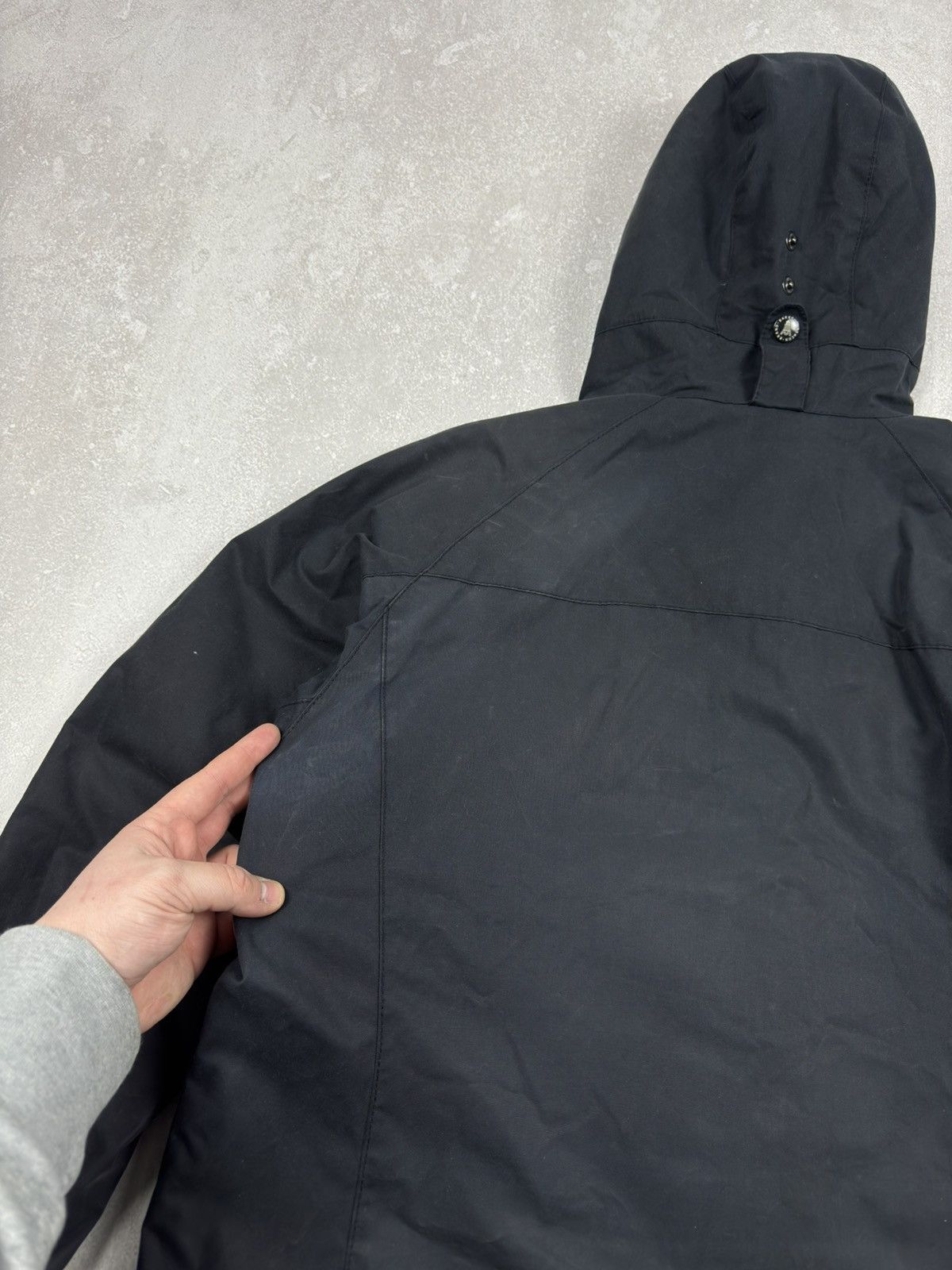 Barbour Vintage Barbour Waxed Parkas Jacket Navy Blue size XL Size US XL / EU 56 / 4 - 19 Thumbnail