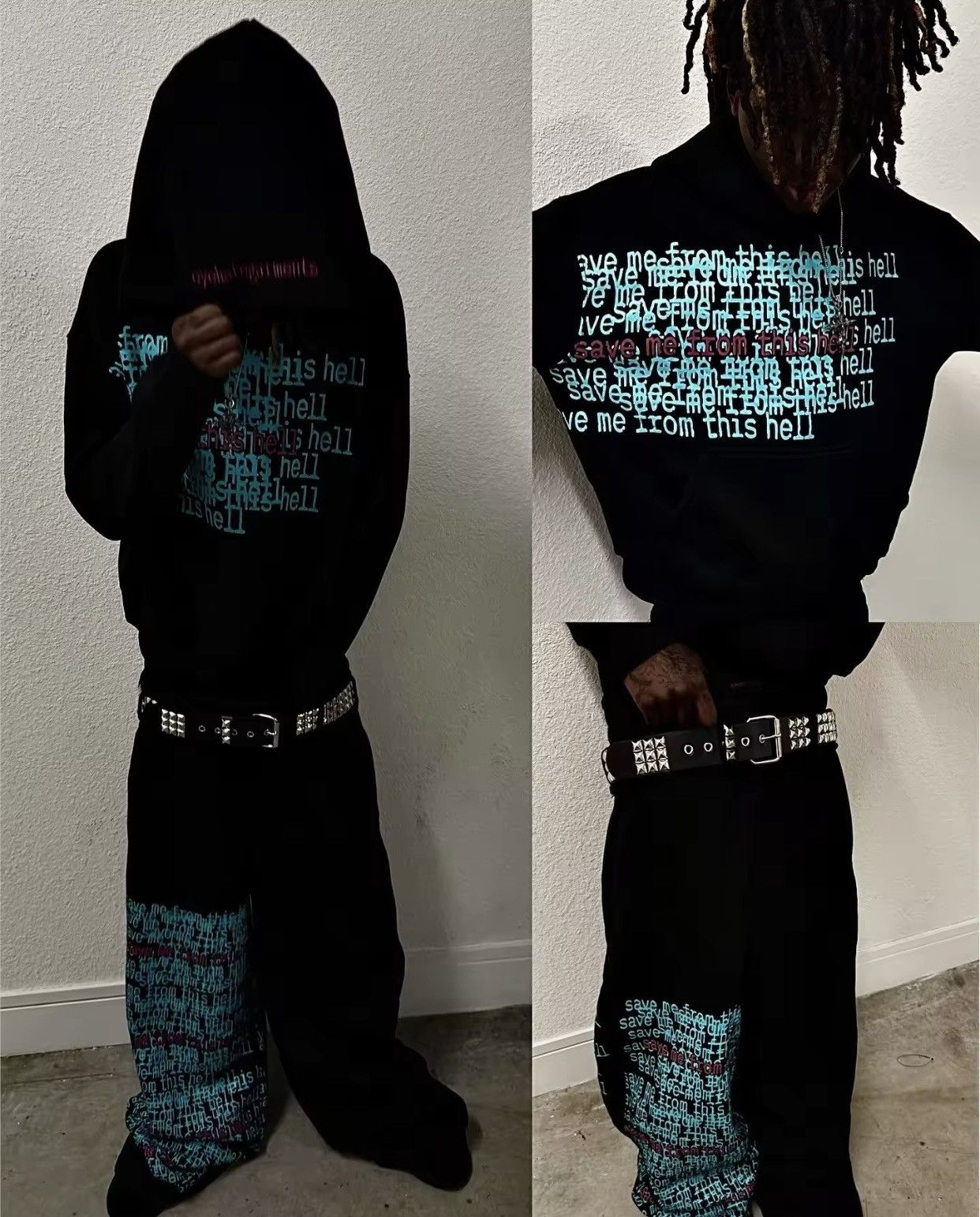 Japanese Brand Harajuku Thickened Hip Hop Save Me Hoodie Oversized Size US M / EU 48-50 / 2 - 2 Thumbnail