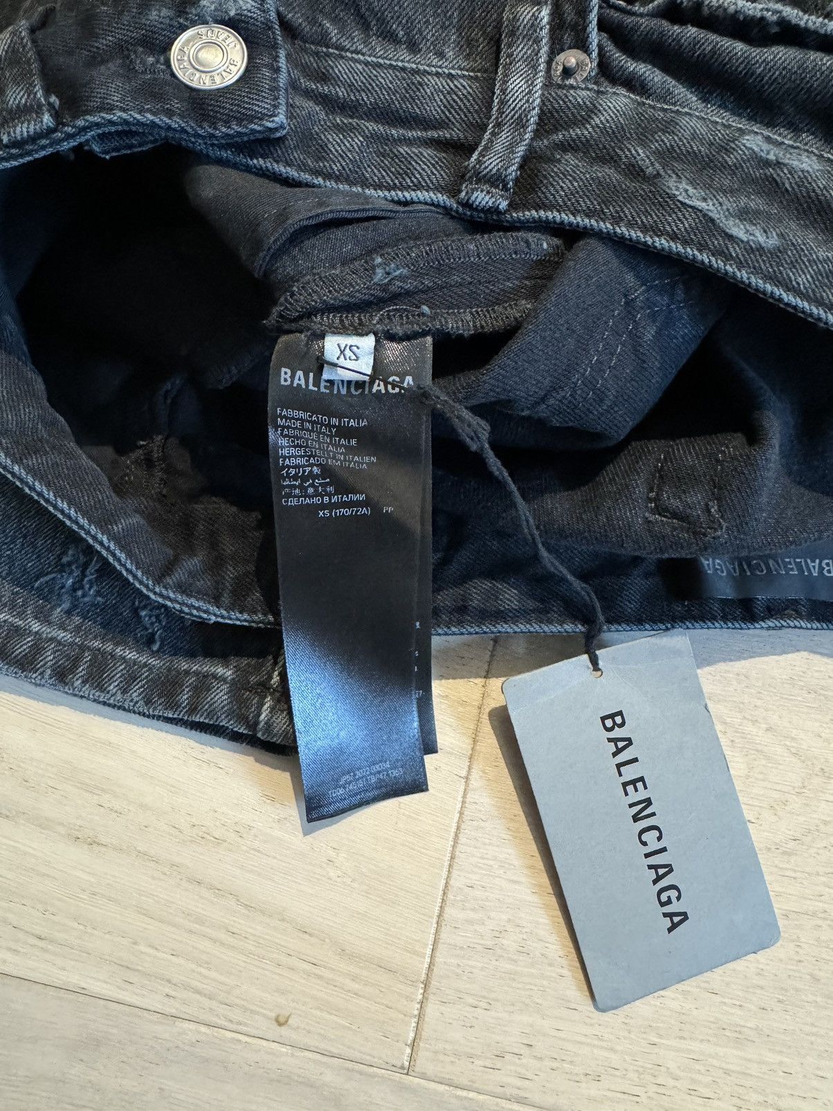 Balenciaga Balenciaga Mud Destroyed Jeans Size US 28 / EU 44 - 9 Thumbnail