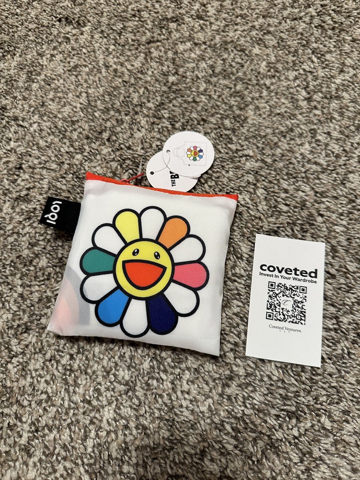 Takashi murakami loqi flower selling reusuable bag