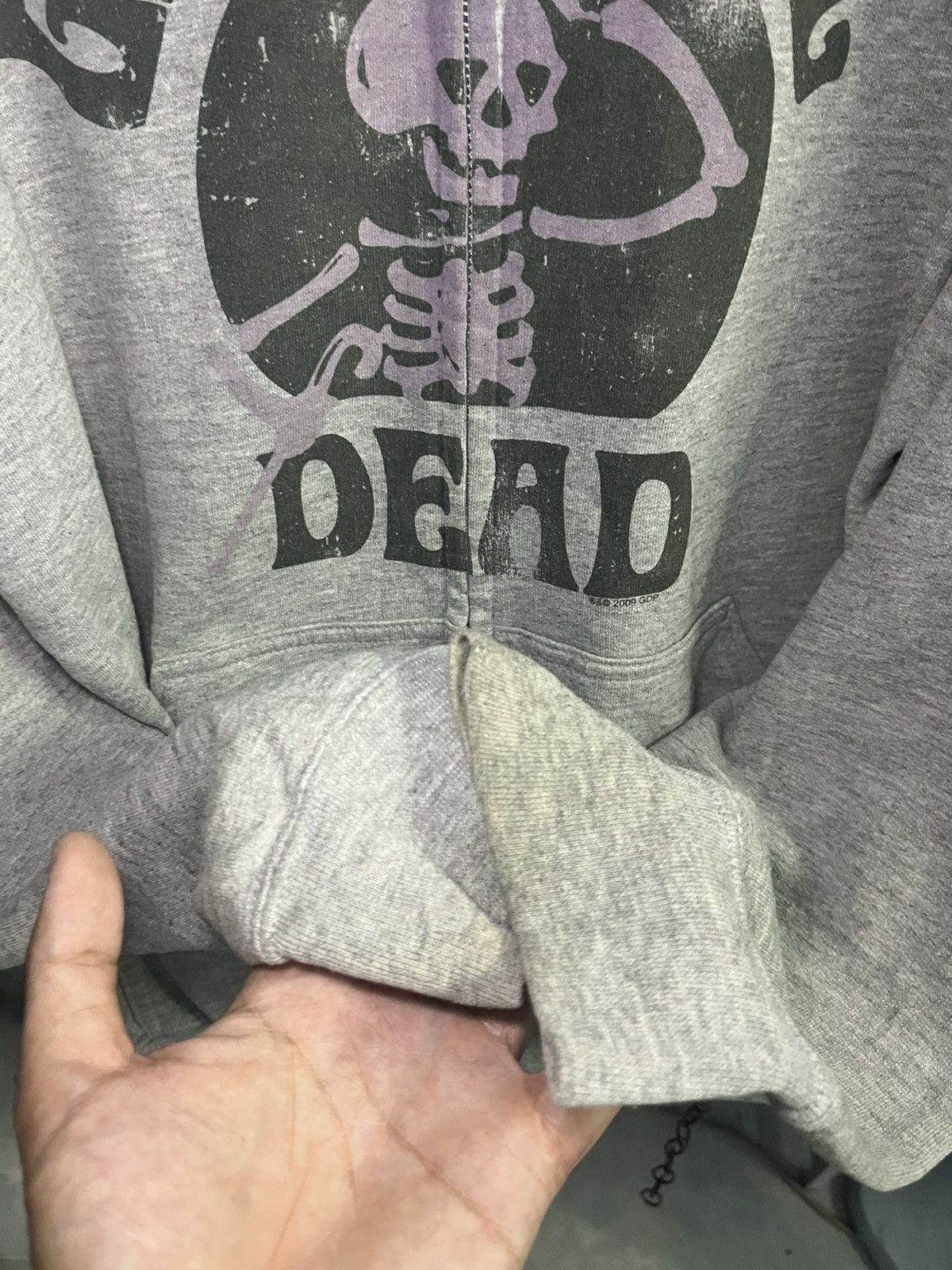 Gildan Gildan X Grateful Dead Grey 2009's Hoodie Zip XL Size US L / EU 52-54 / 3 - 5 Thumbnail