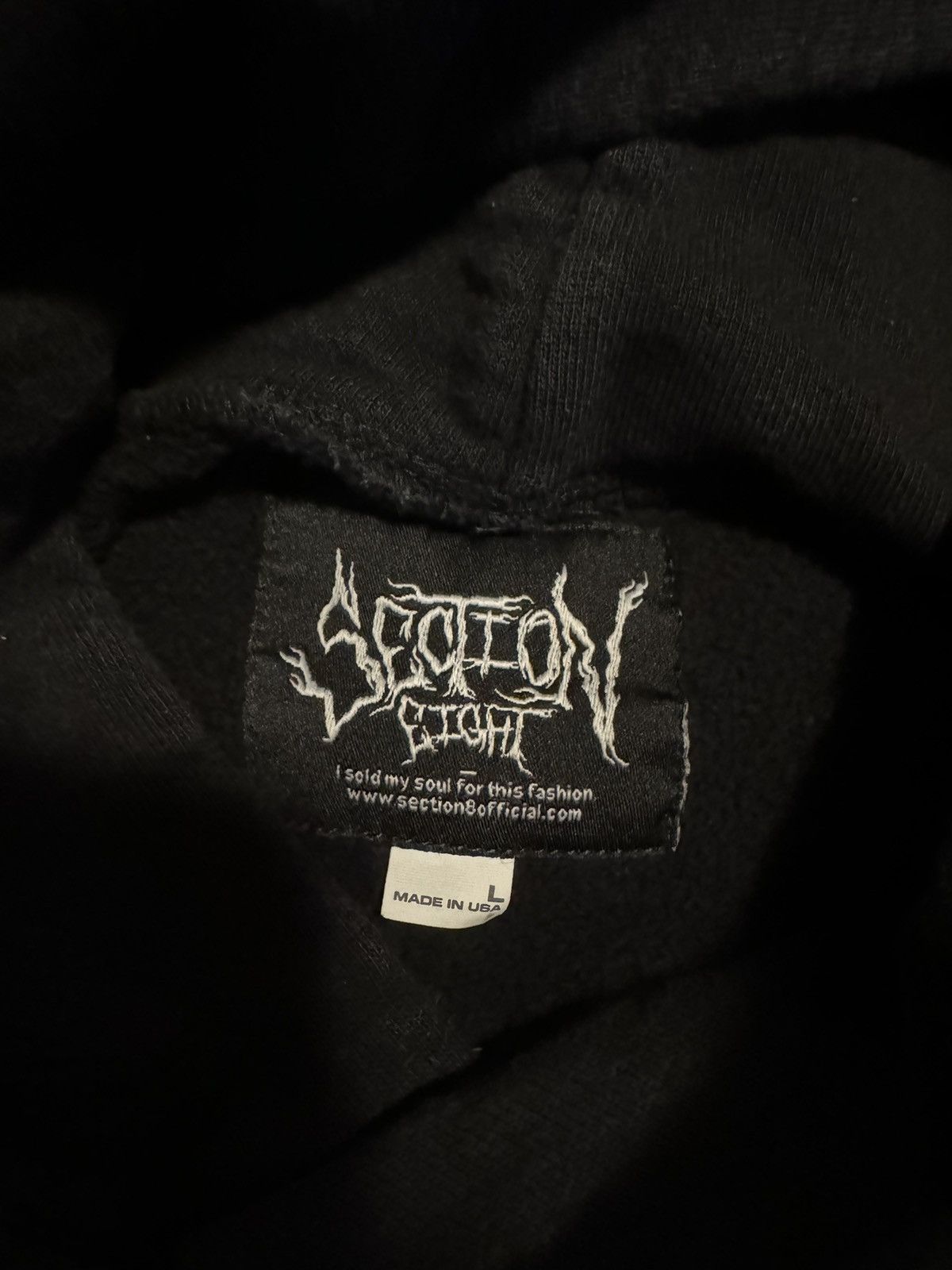 Section 8 section 8 x deathproof hoodie Size US L / EU 52-54 / 3 - 4 Thumbnail