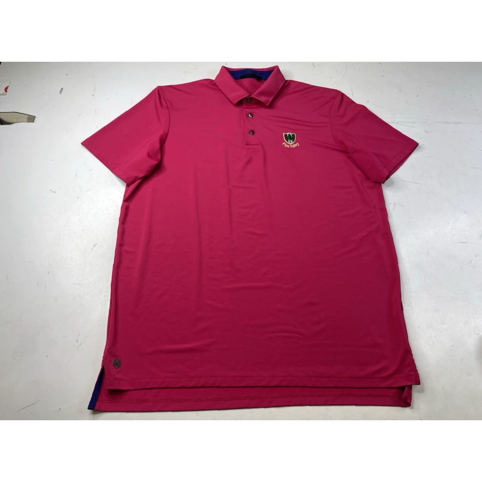 Vintage Greyson Polo Shirt Mens Large - Pink Golf Performance Logo Button Collar Short Sleeve Jersey Moisture Wicking Size US L / EU 52-54 / 3 - 2 Thumbnail