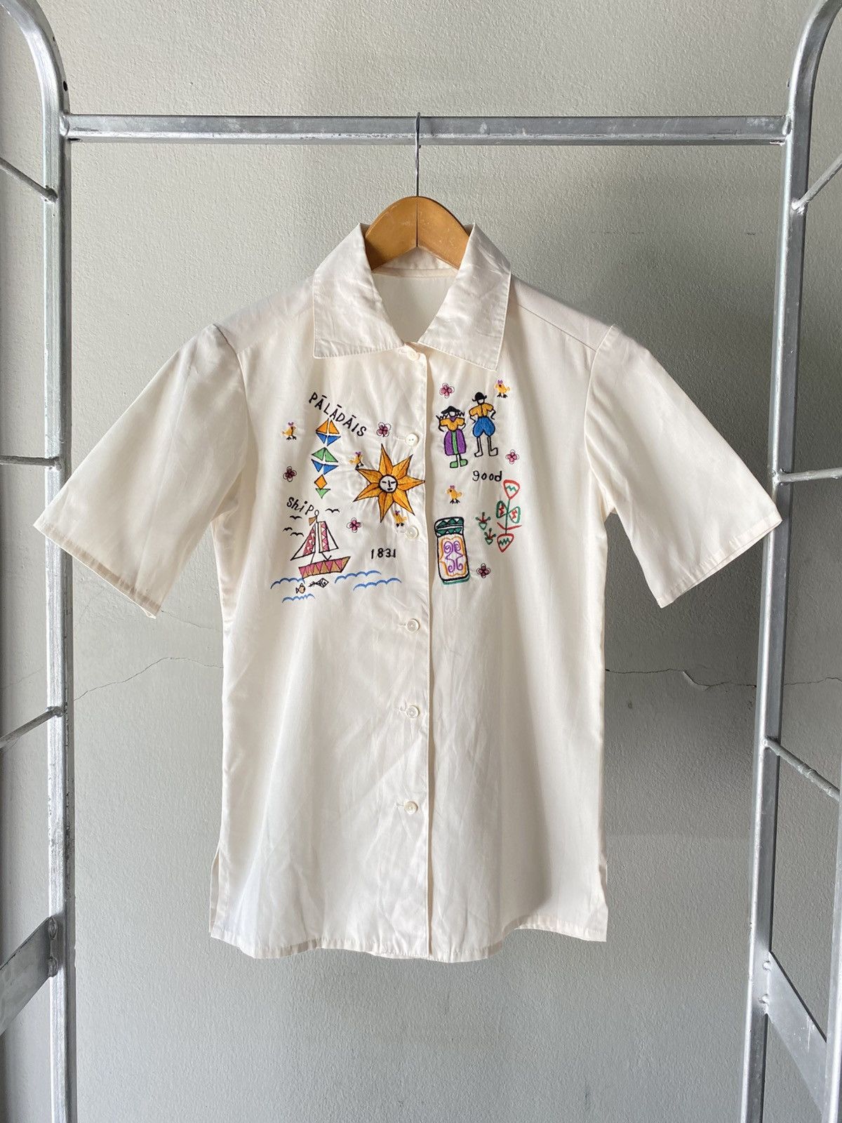 Japanese Brand × Vintage Embroidered Shirt Size S / US 4 / IT 40 - 1 Thumbnail