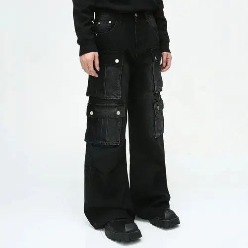 Other Vintage Multi Pocket Cargo Denim Size US 33 - 4 Thumbnail