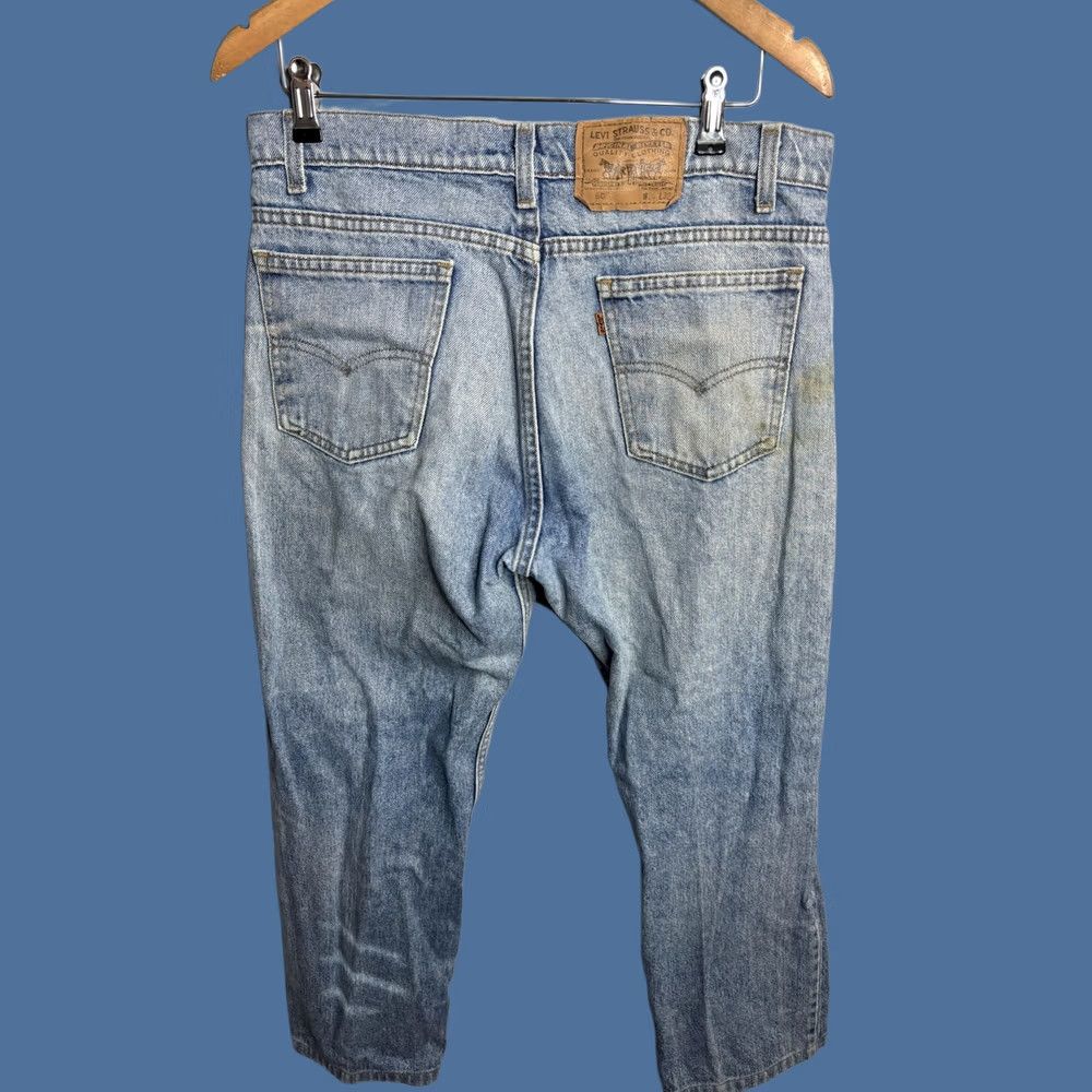 Levi's Levi's 501 Jeans Mens 30x25 Blue Light Wash Denim Button Fly Straight Leg Red Tab Size US 30 / EU 46 - 1 Thumbnail