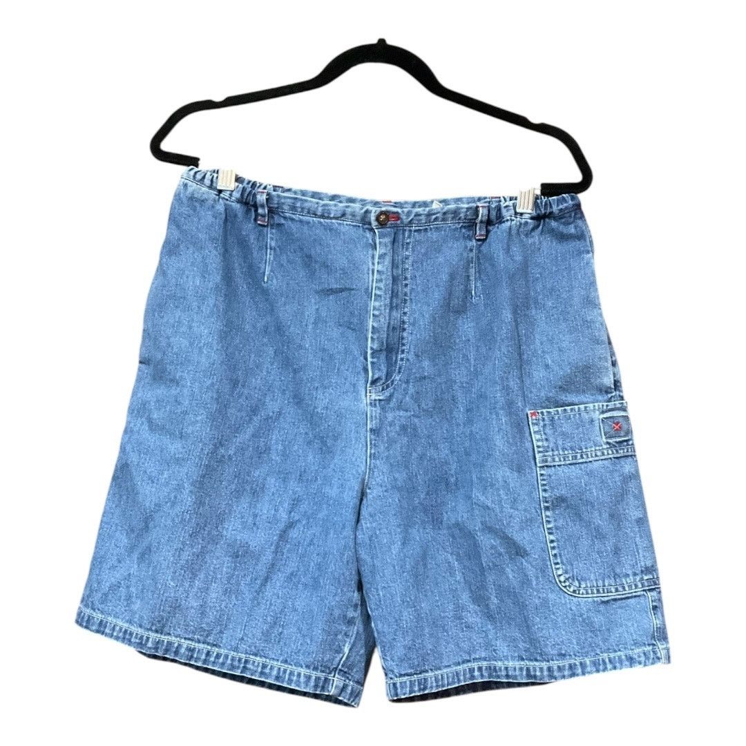 Other Vintage Marisa Christina Shorts Women Blue Denim 100% Cotton Size 32" / US 10 / IT 46 - 1 Thumbnail
