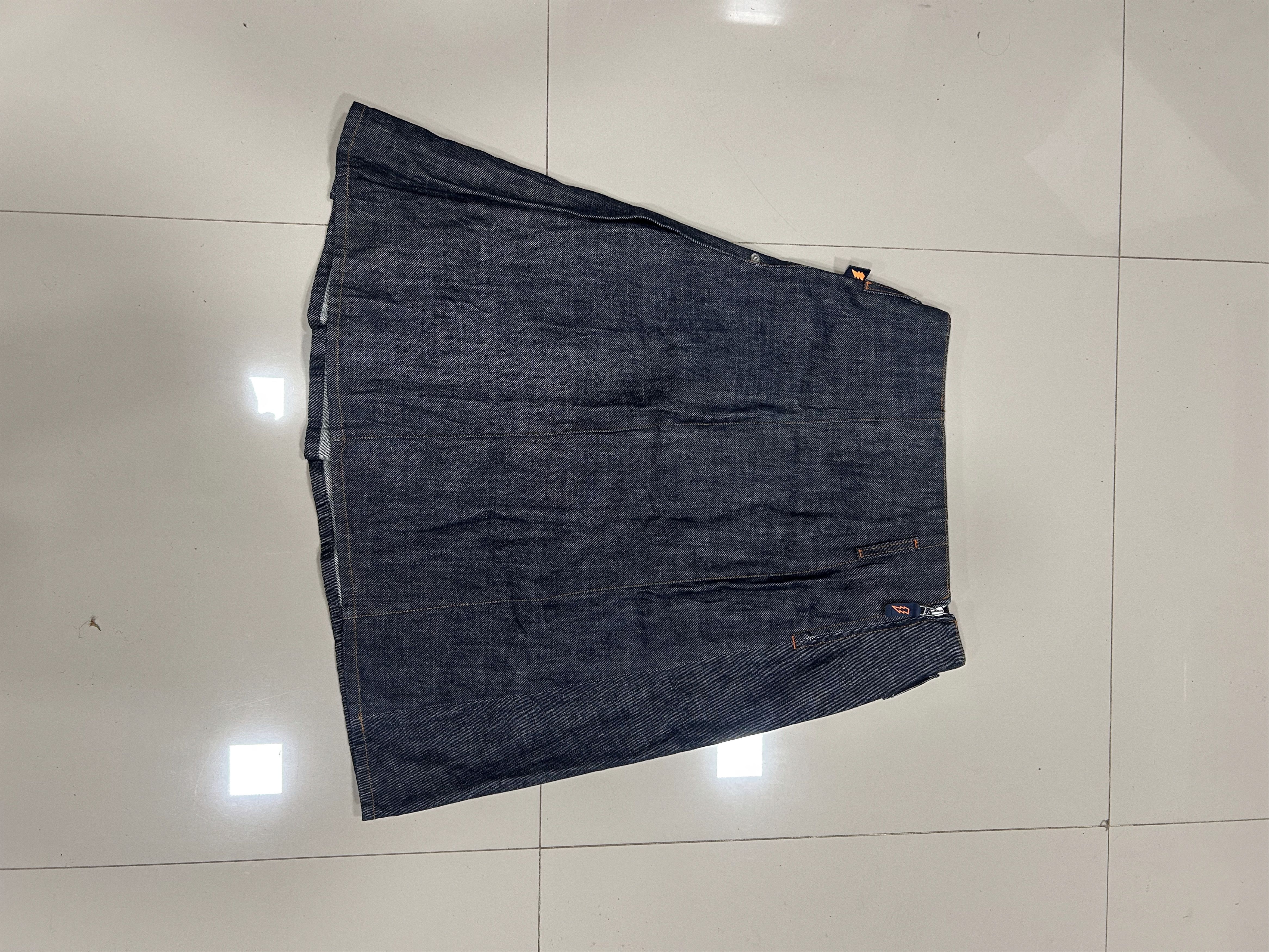 W&LT Vintage W. & L.T. "Kiss the Future" Archival Denim Skirt. Size 30" / US 8 / IT 44 - 5 Thumbnail
