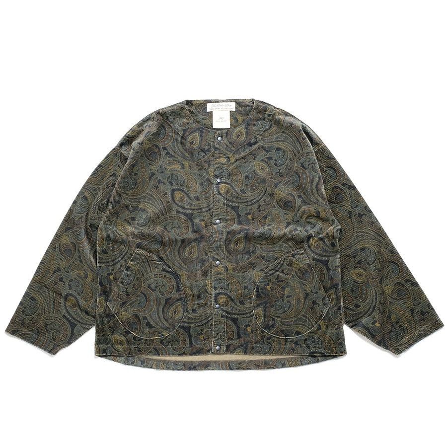 Remi Relief Remi Relief Paisley Corduroy VNeck Cardigan jpn fashion week Size US M / EU 48-50 / 2 - 1 Thumbnail