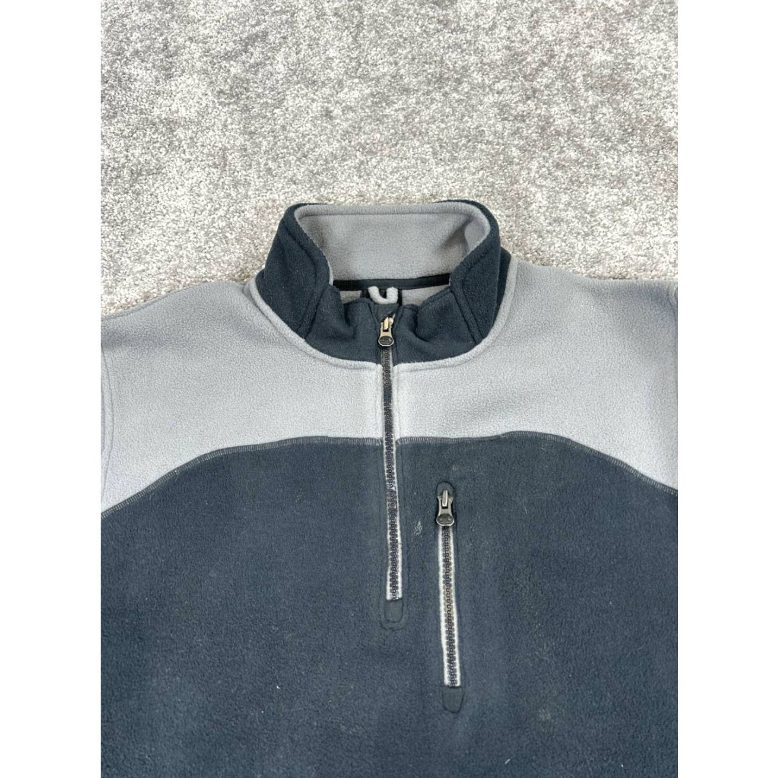 Under Armour Under Armour Mens XL Black Gray Quarter Zip Fleece Sweater Size US XL / EU 56 / 4 - 2 Thumbnail