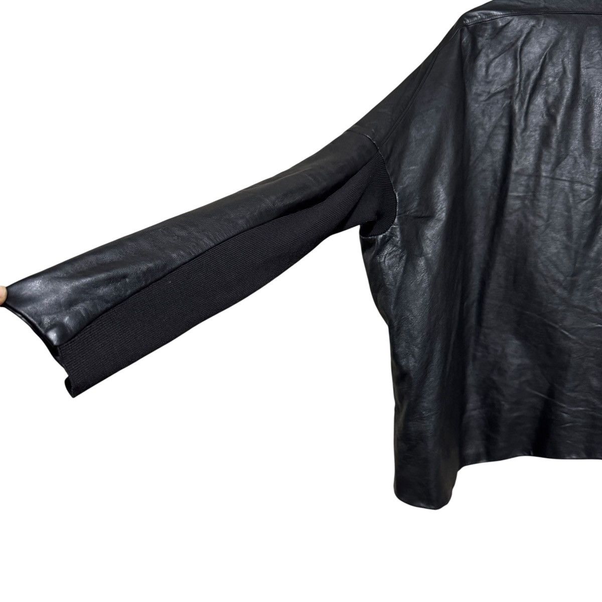 Rick Owens FW2012 'Mountain Fall' Rick Owens Leather Jacket Cropped Size M / US 6-8 / IT 42-44 - 12 Thumbnail
