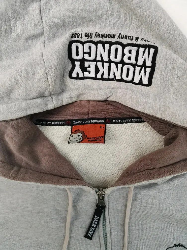 Japanese Brand Back Dive Monkey Mbongo Hoodie Sweatshirts Size US L / EU 52-54 / 3 - 3 Thumbnail