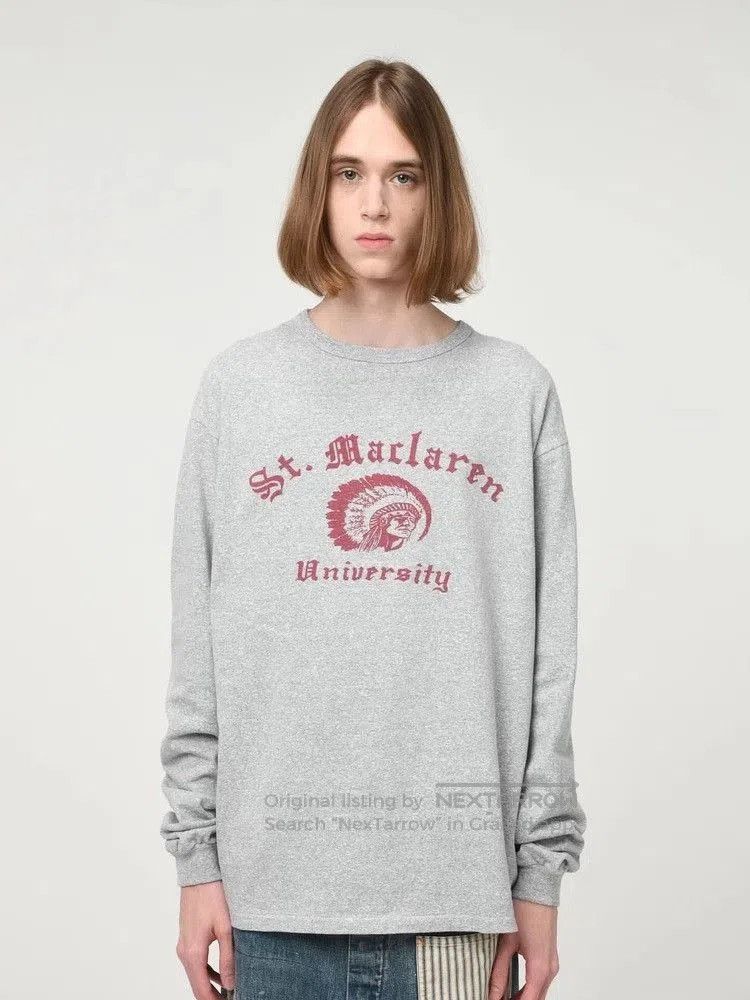 Other St. Maclaren Univ Gray Long Sleeve T. Size US L / EU 52-54 / 3 - 4 Thumbnail