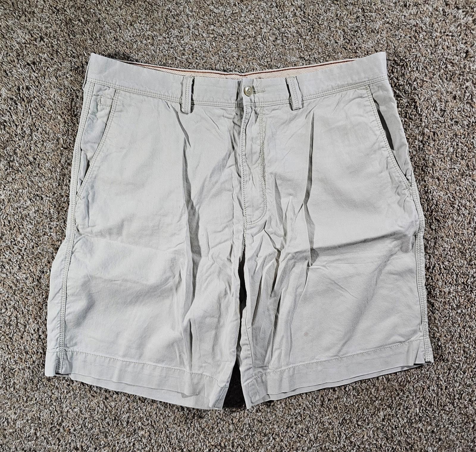 Tommy Bahama Tommy Bahama Chino Shorts Men’s 35 Ivory Beige Stained Size US 35 - 1 Thumbnail
