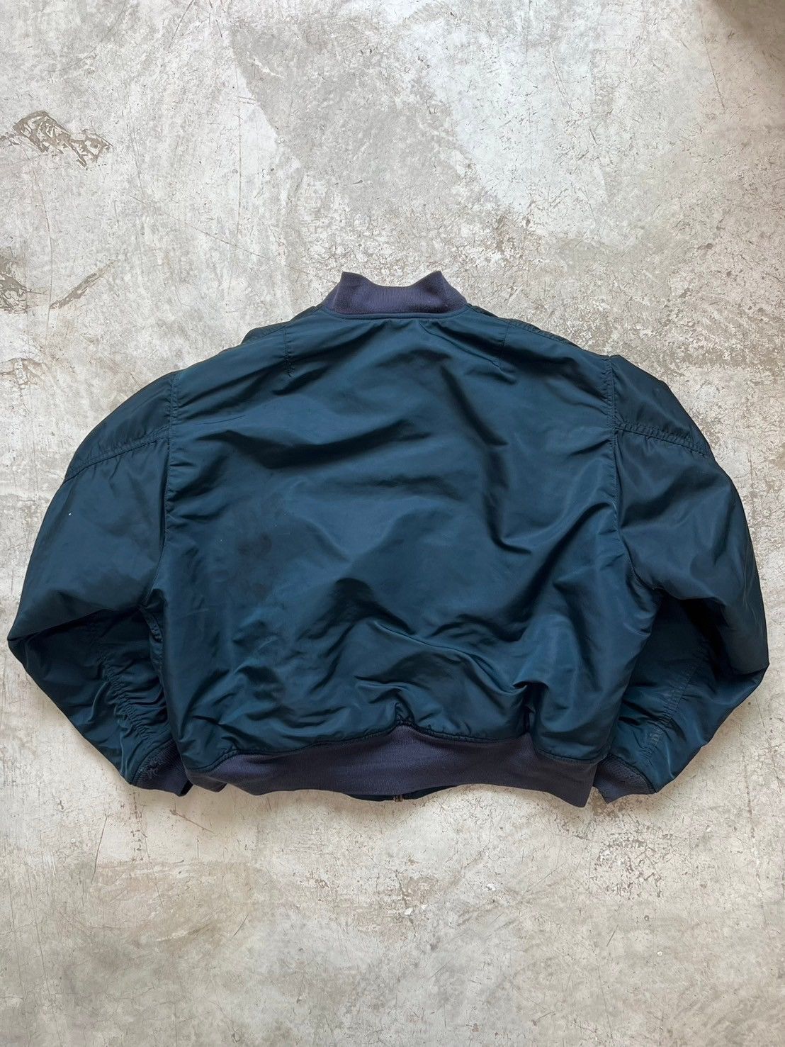 Schott Vintage Schott Flight Bomber Distressed Jacket Size US XL / EU 56 / 4 - 14 Thumbnail