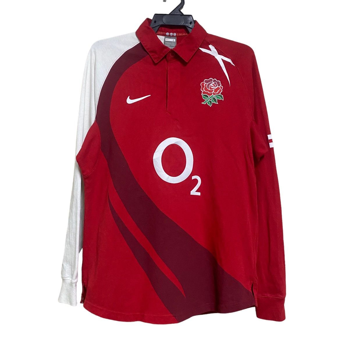 Nike Vintage Nike Rugby England Jersey Size US L / EU 52-54 / 3 - 1 Thumbnail