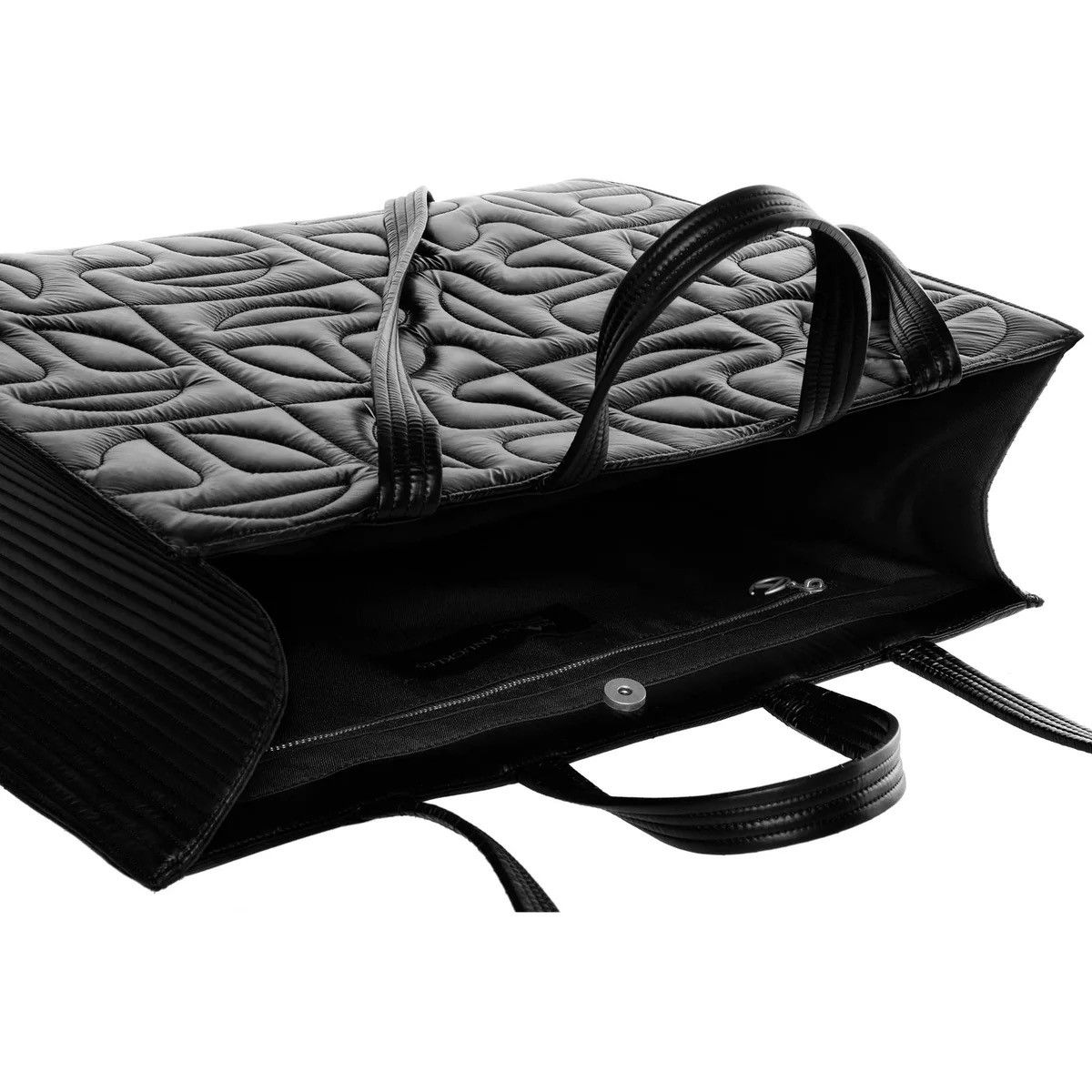 Moose Knuckles × Telfar LARGE QUILTED SHOPPER (BLACK) Size ONE SIZE - 4 Thumbnail