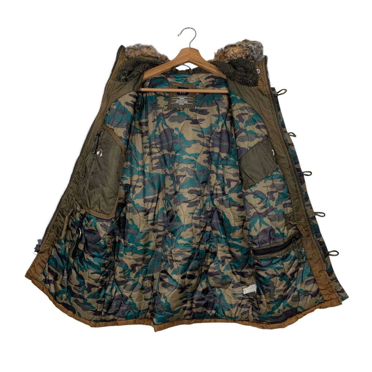 Gap Y2k Vintage GAP Snorkel Fur Hooded Parka Jacket #2870-C129 Size US S / EU 44-46 / 1 - 12 Thumbnail