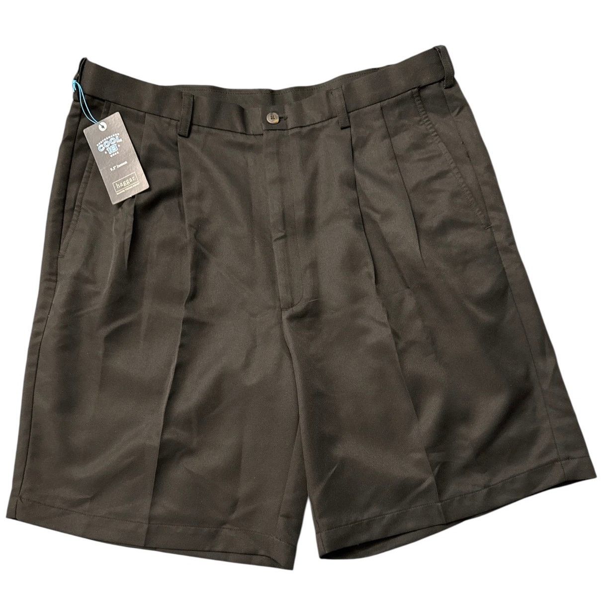 Haggar Haggar Cool 18 Pleated Performance Shorts 38 9.5” Inseam NWT Size US 38 / EU 54 - 1 Thumbnail