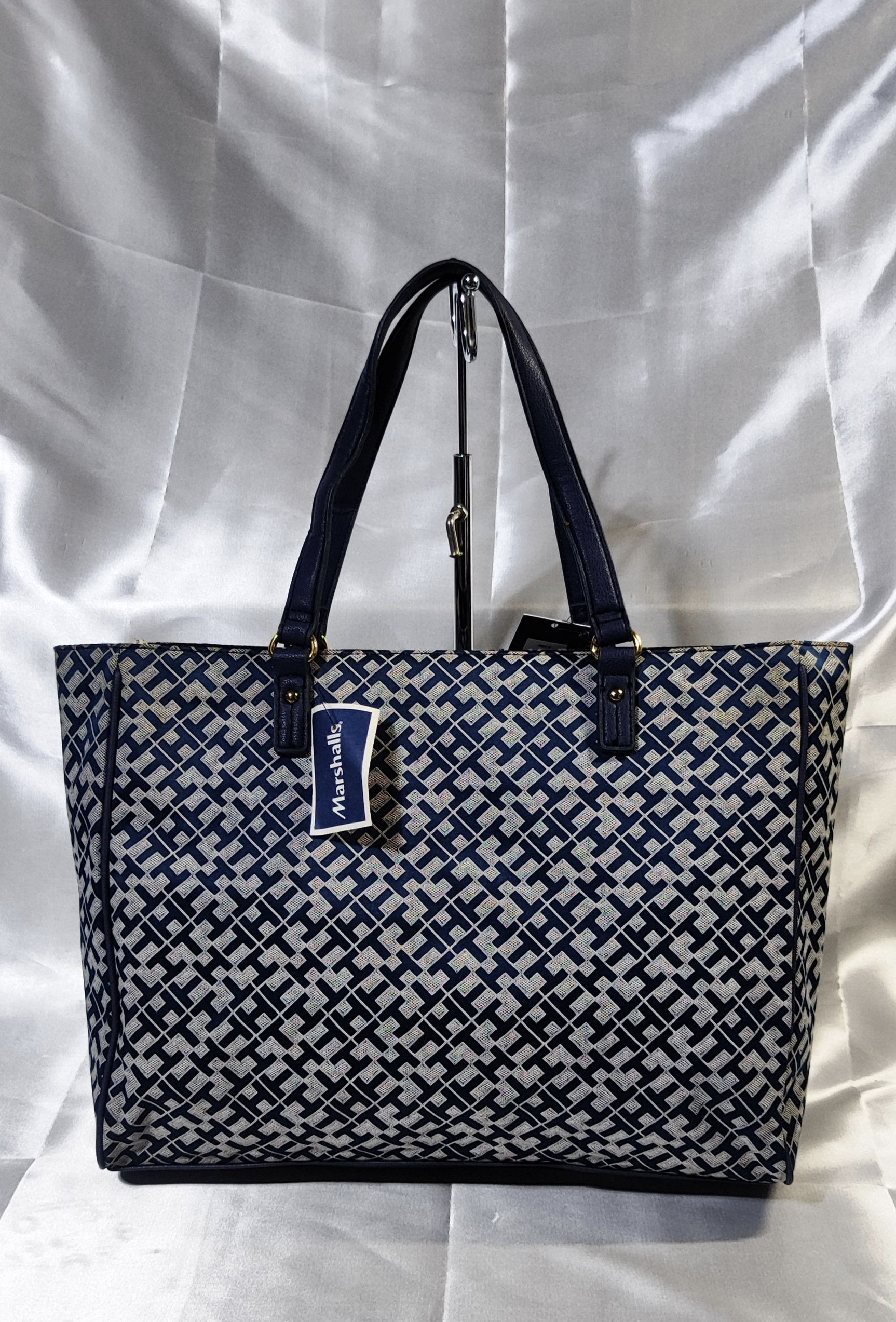 Tommy Hilfiger Tommy Hilfiger TH Logo Buckle AOP Print Large Tote Bag Size ONE SIZE - 2 Thumbnail