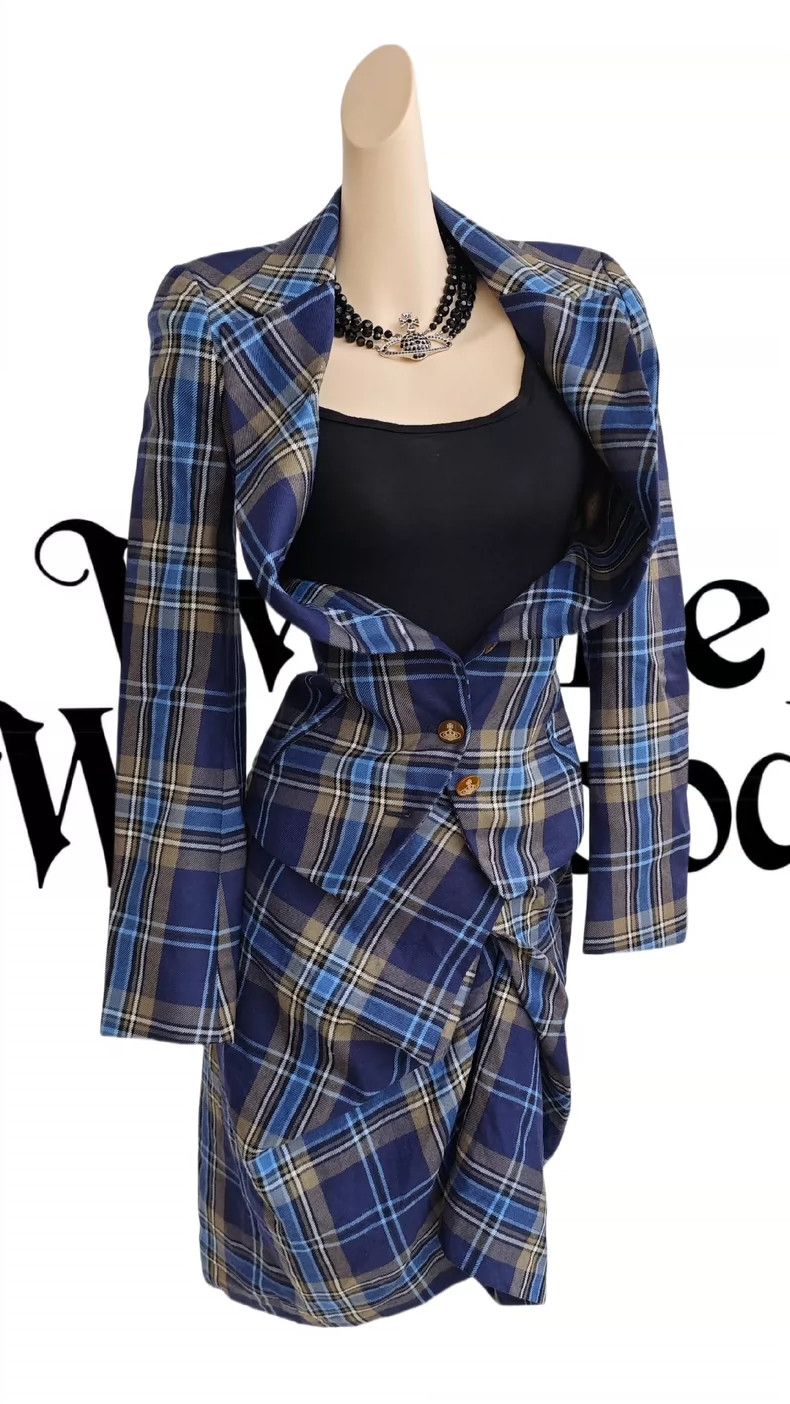 Vivienne Westwood Vivienne Westwood Tulip dark pattern retro jacket Size S / US 4 / IT 40 - 7 Thumbnail
