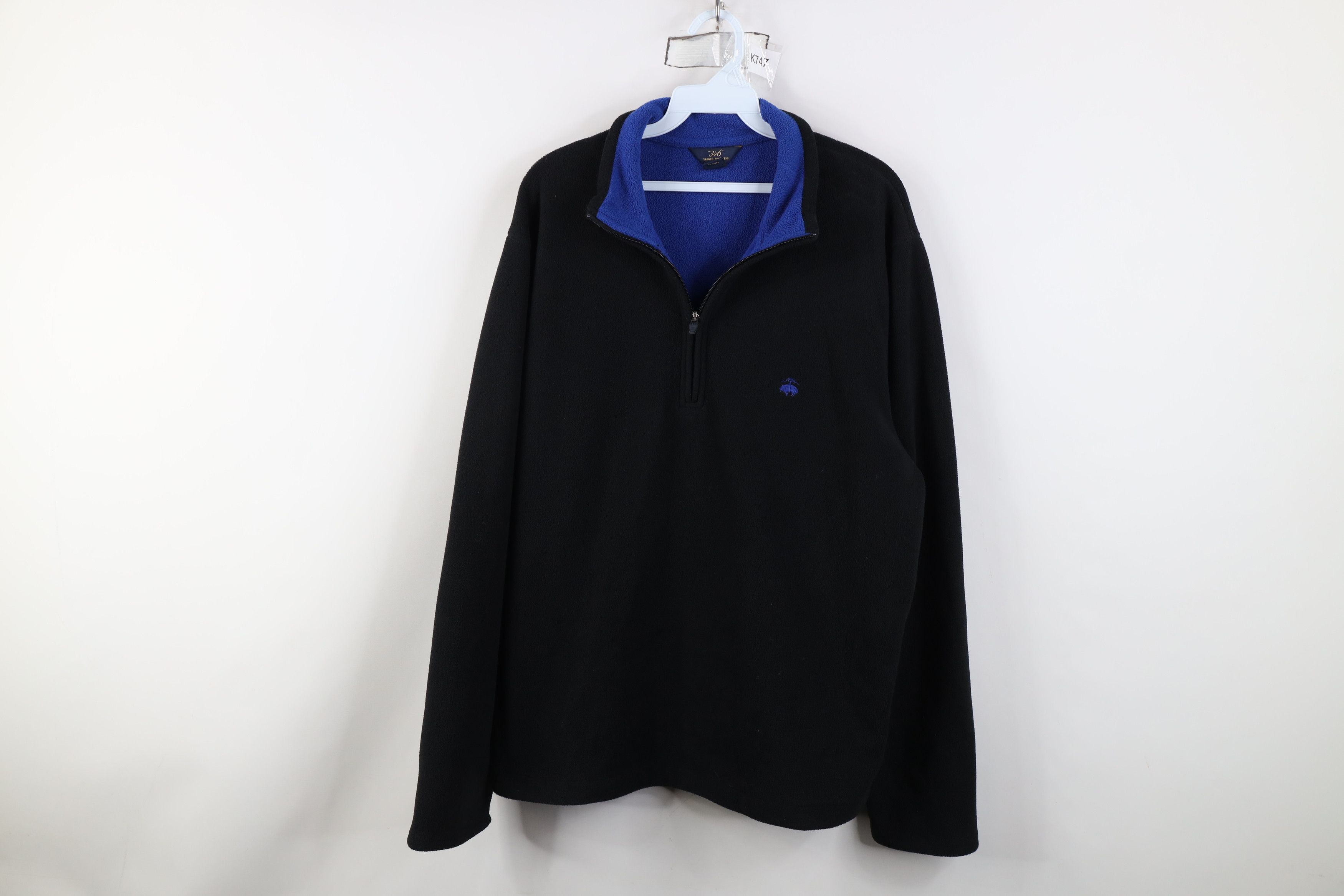 Brooks Brothers Vintage Brooks Brothers Quarter 1/4 Half Zip Fleece Sweater Size US L / EU 52-54 / 3 - 1 Thumbnail