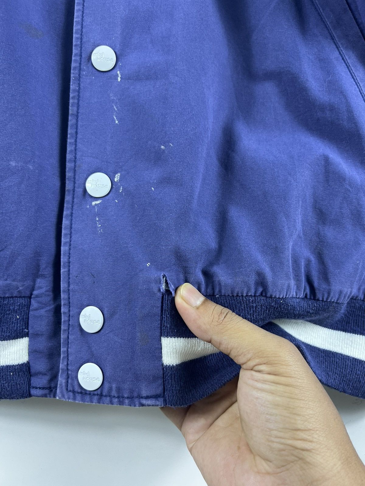 Mickey Inc 🔥 Vintage 90's Miki House Country Distressed Varsity Size US L / EU 52-54 / 3 - 9 Thumbnail