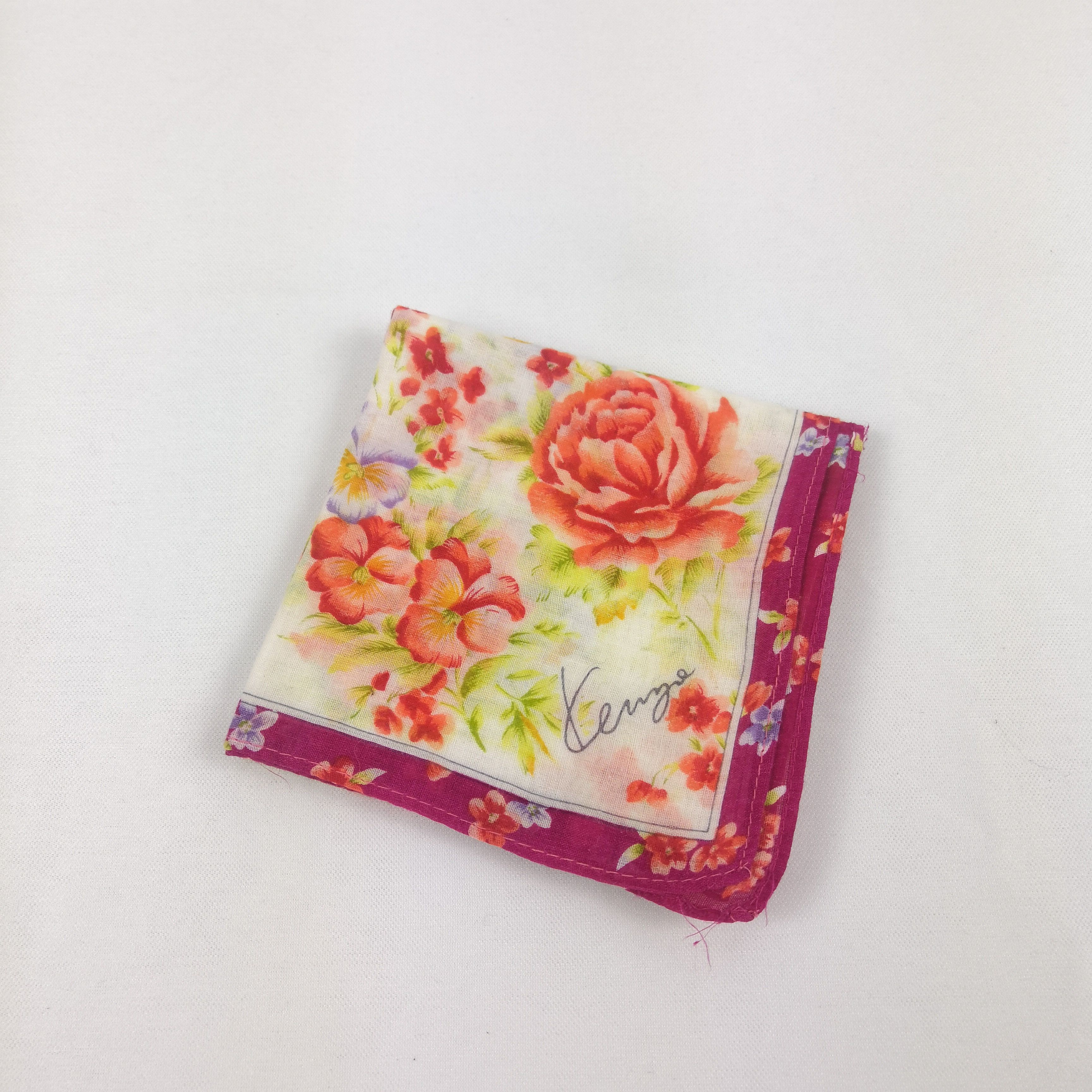 Kenzo Vintage Kenzo Handkerchief Neckerchief Bandana Size ONE SIZE - 4 Thumbnail