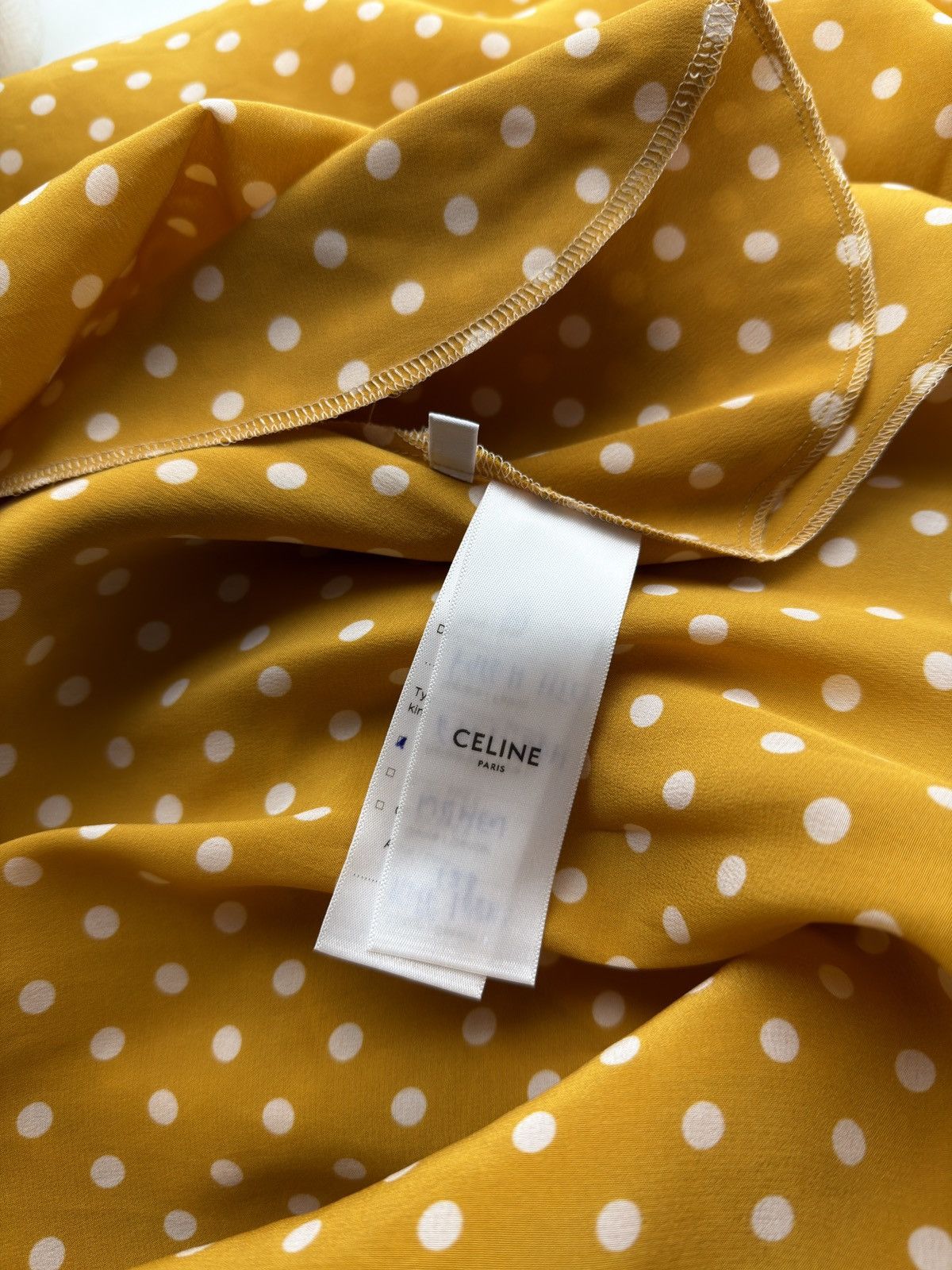Celine Celine polka dot silk dress | sample Size S / US 4 / IT 40 - 14 Thumbnail