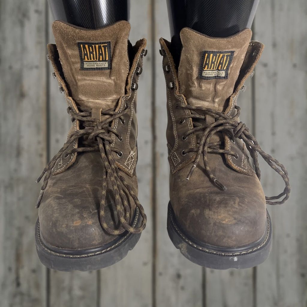 Ariat Ariat Groundbreaker Work Boots 6" Brown 10016256 Mens 13 D Leather Lace Up Rubber Cushioned All Season Workwear Shoes Size US 13 / EU 46 - 1 Thumbnail