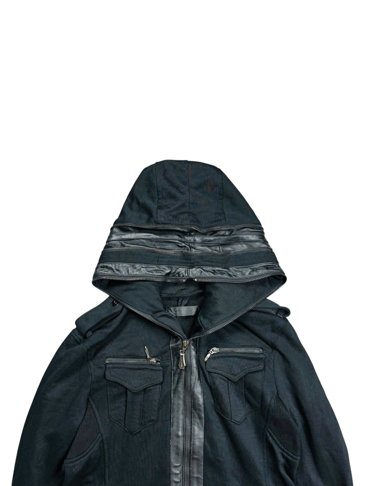 JACKROSE 2000s Luv Maison Jackrose - Vkei Style GIMP Zip Hoodie Size US M / EU 48-50 / 2 - 4 Thumbnail
