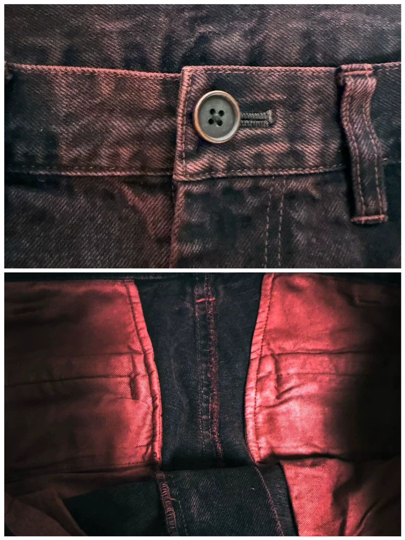 Yohji Yamamoto Yohji Yamamoto size 2 2012aw Red Jeans Size US 28 / EU 44 - 4 Thumbnail