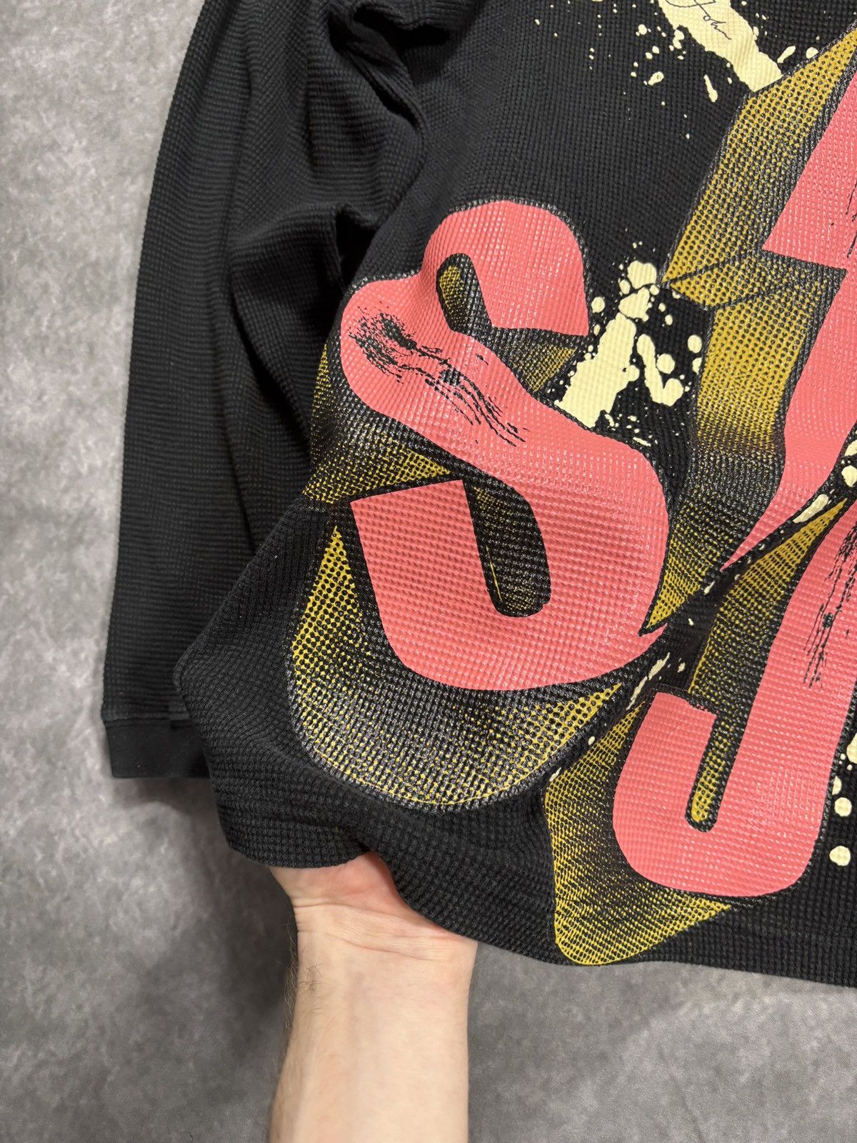 Sean John Vintage Sean John Thermal Longsleeve Oversized Print Size US XL / EU 56 / 4 - 3 Thumbnail