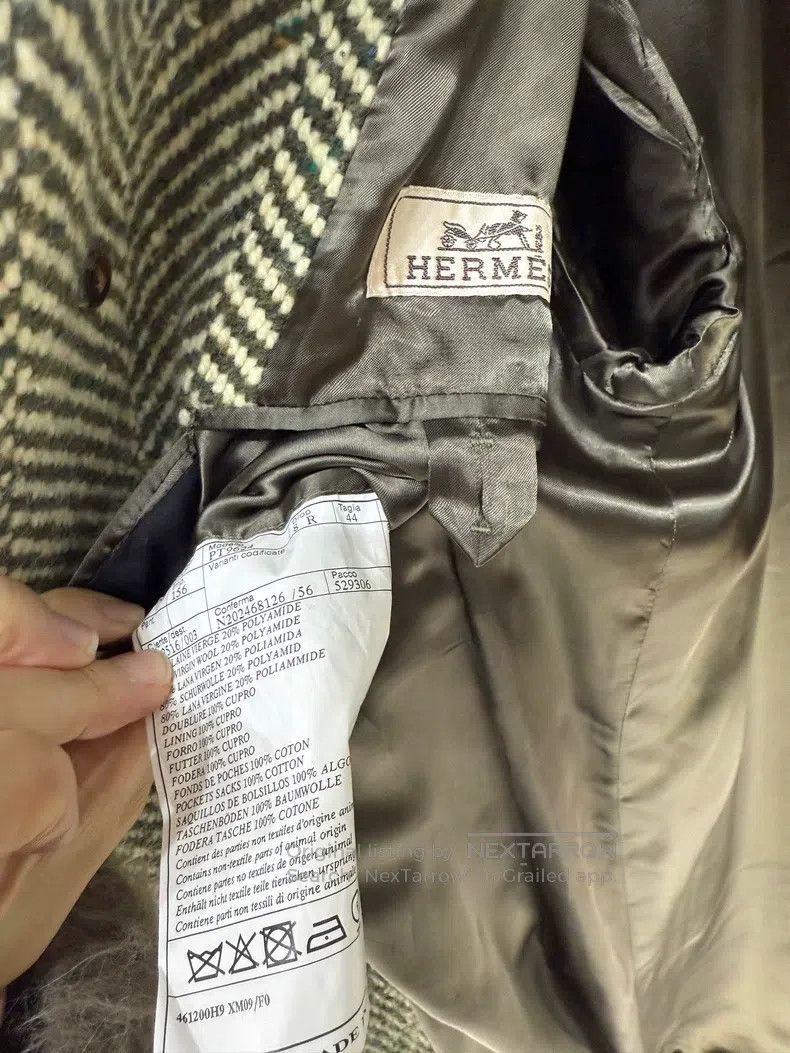 Hermes Hermes Autumn and Winter Men's Overcoat Size M / US 6-8 / IT 42-44 - 5 Thumbnail