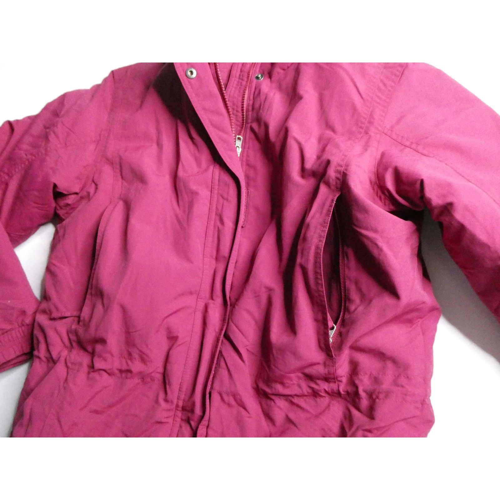 L.L. Bean LL Bean heavy winter coat, lined, size: small, color: wine Size S / US 4 / IT 40 - 6 Thumbnail