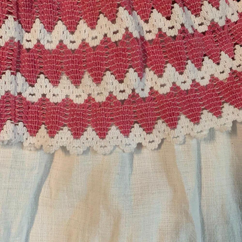 Designer Pre Owned White Hand Made Blouse M Size M / US 6-8 / IT 42-44 - 3 Thumbnail