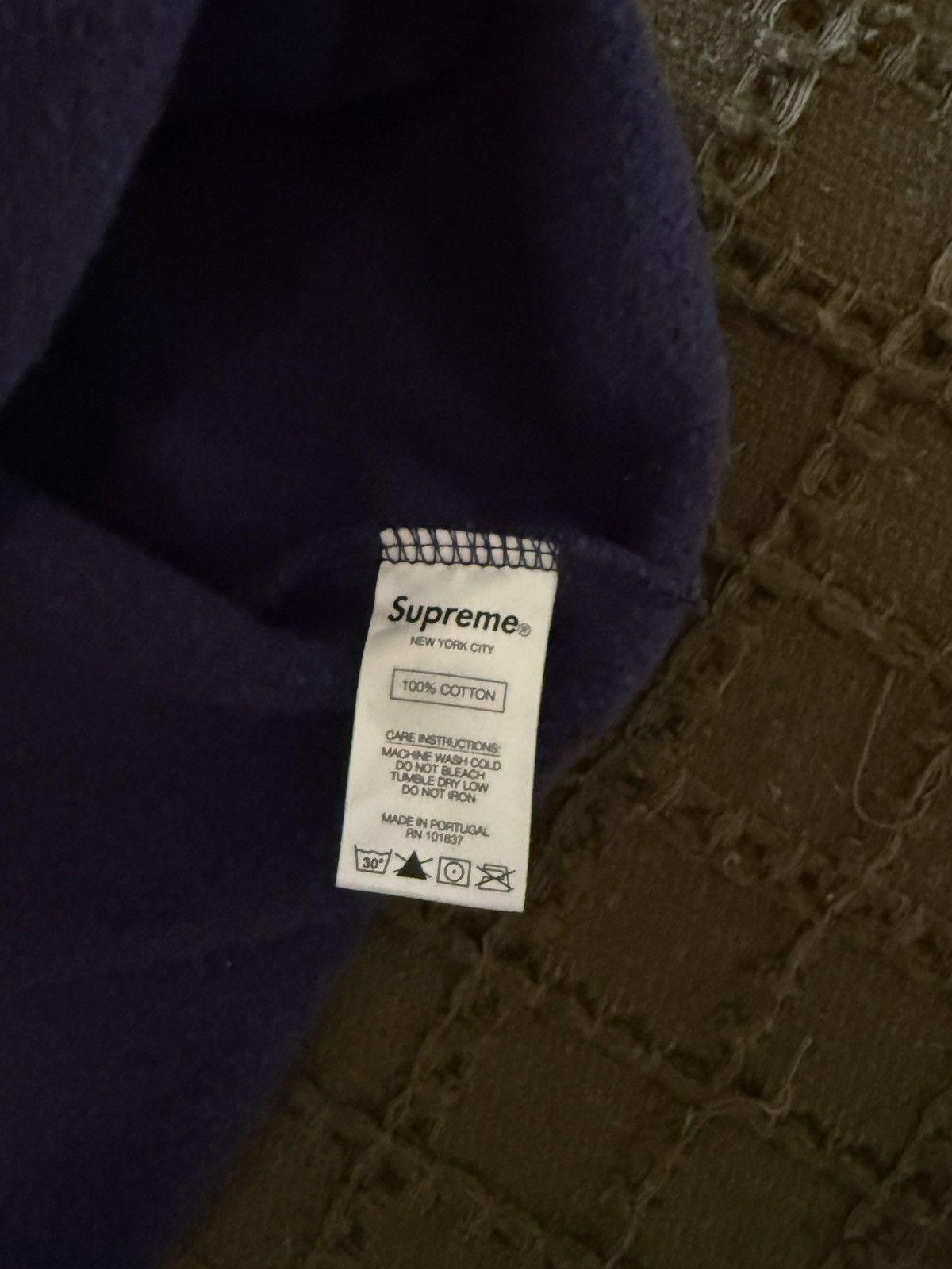 Supreme Supreme Handystyle Hooded Sweatshirt Navy Size US L / EU 52-54 / 3 - 5 Thumbnail