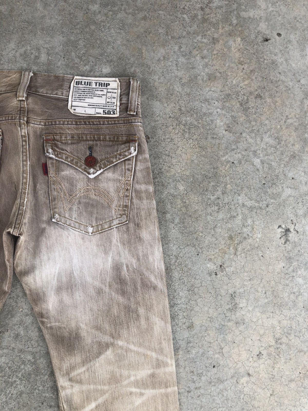 If Six Was Nine Japanese Edwin Flared Jeans Distressed Jeans Size US 32 / EU 48 - 10 Thumbnail