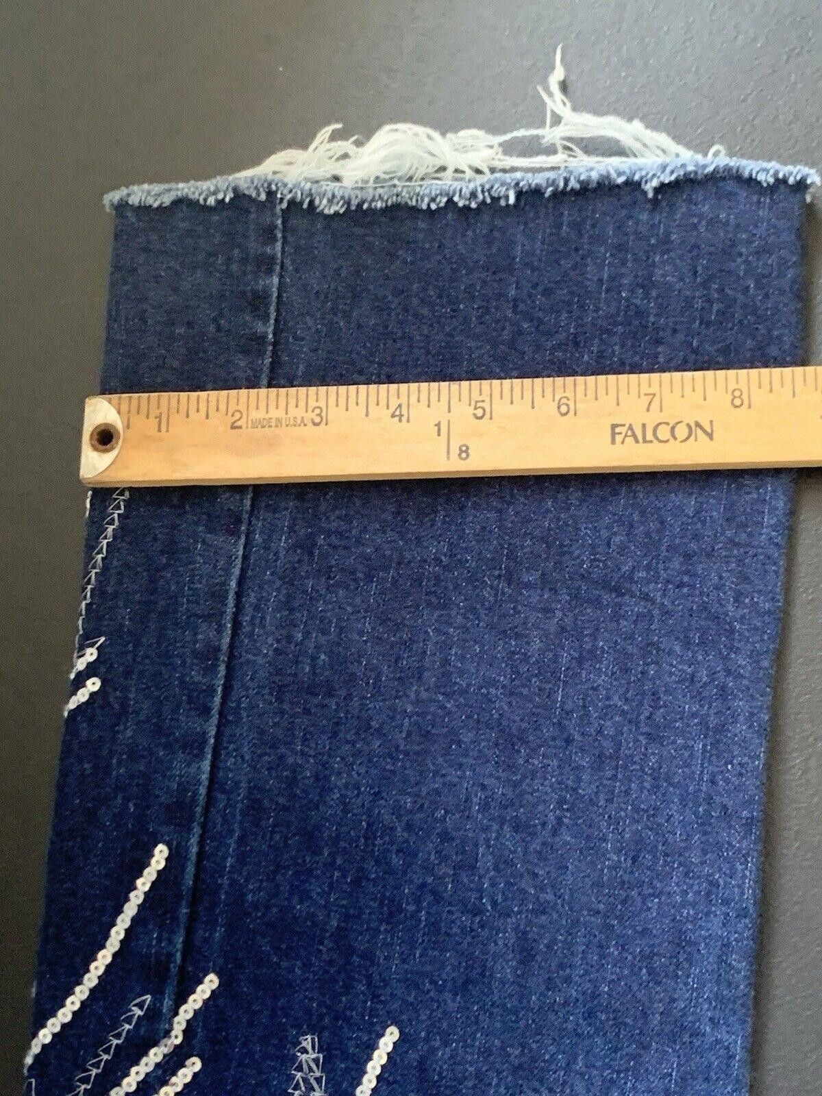 Cosabella CARABELLA Embroidered Stretch Jeans SZ 10 Stretch Size 32" / US 10 / IT 46 - 12 Thumbnail