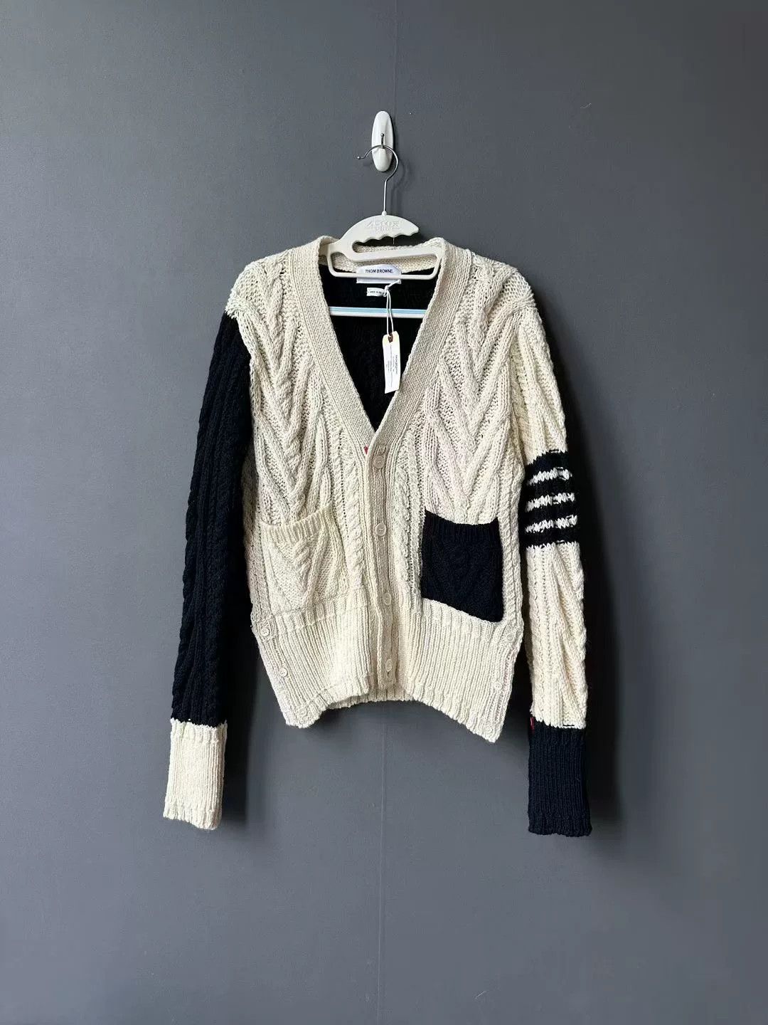 Thom Browne thom browne color-blocked cardigan Size US M / EU 48-50 / 2 - 1 Thumbnail